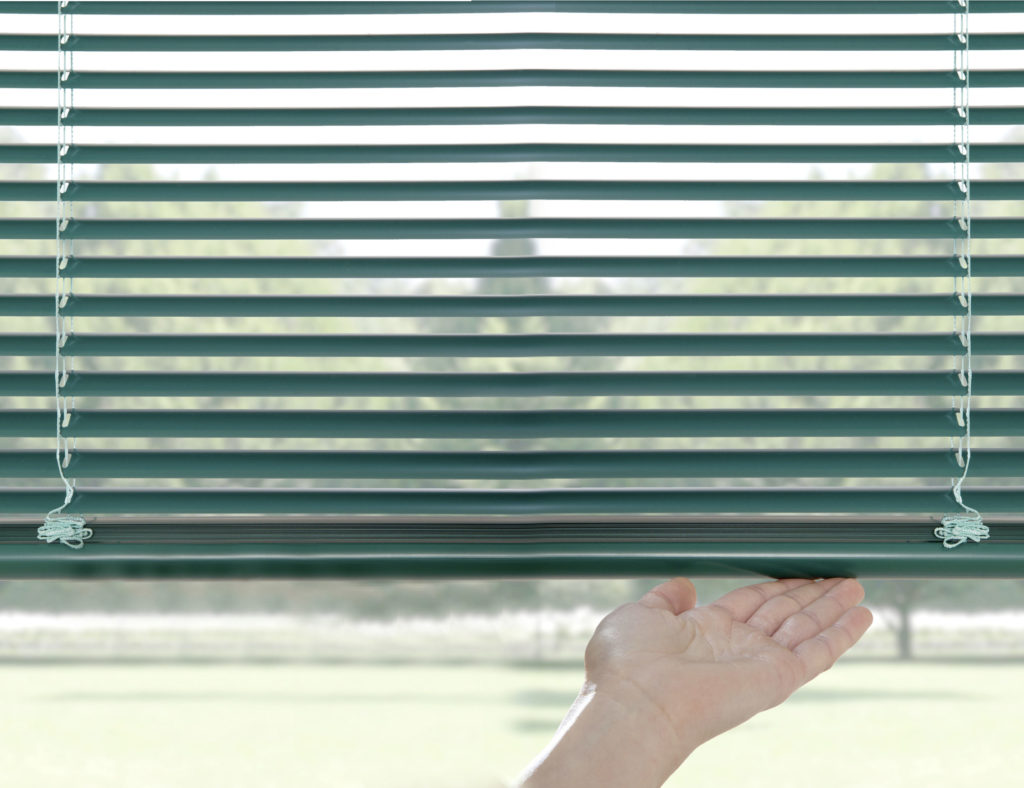 Aluminium Jalousie nach Maß grün