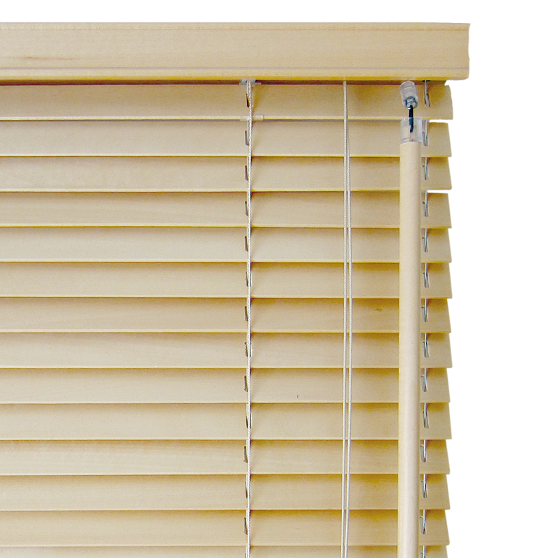 Holzjalousie nach Maß hell